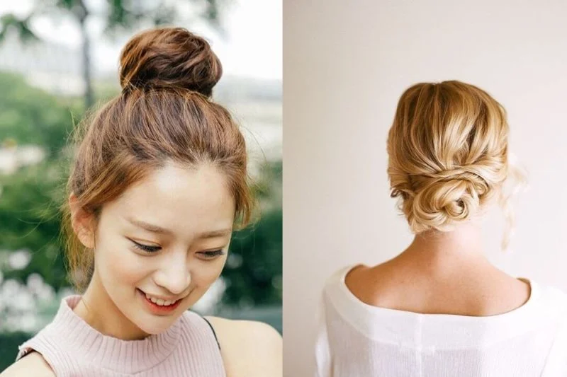 Kiểu tóc búi cao mang lại phong cách trẻ trung, năng động và mát mẻ