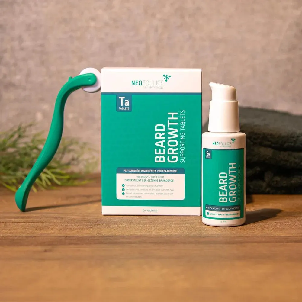 Con lăn Neofollics được sử dụng phổ biến trong việc tái tạo tế bào da, sản sinh Collagen, phục hồi da, kích thích mọc râu